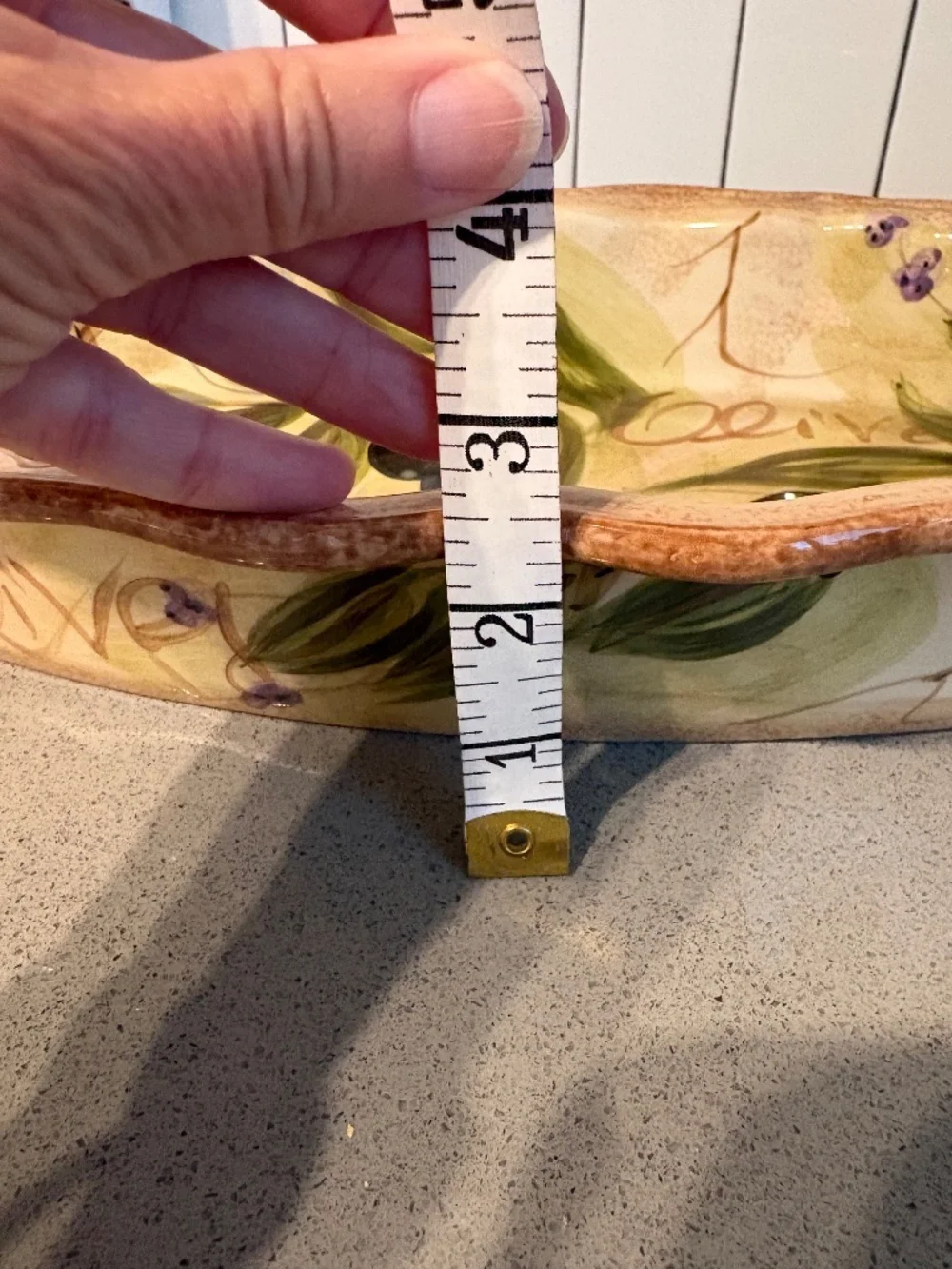 9 piece olive themed bread platter & dipping plates - Tabletops Unlimited